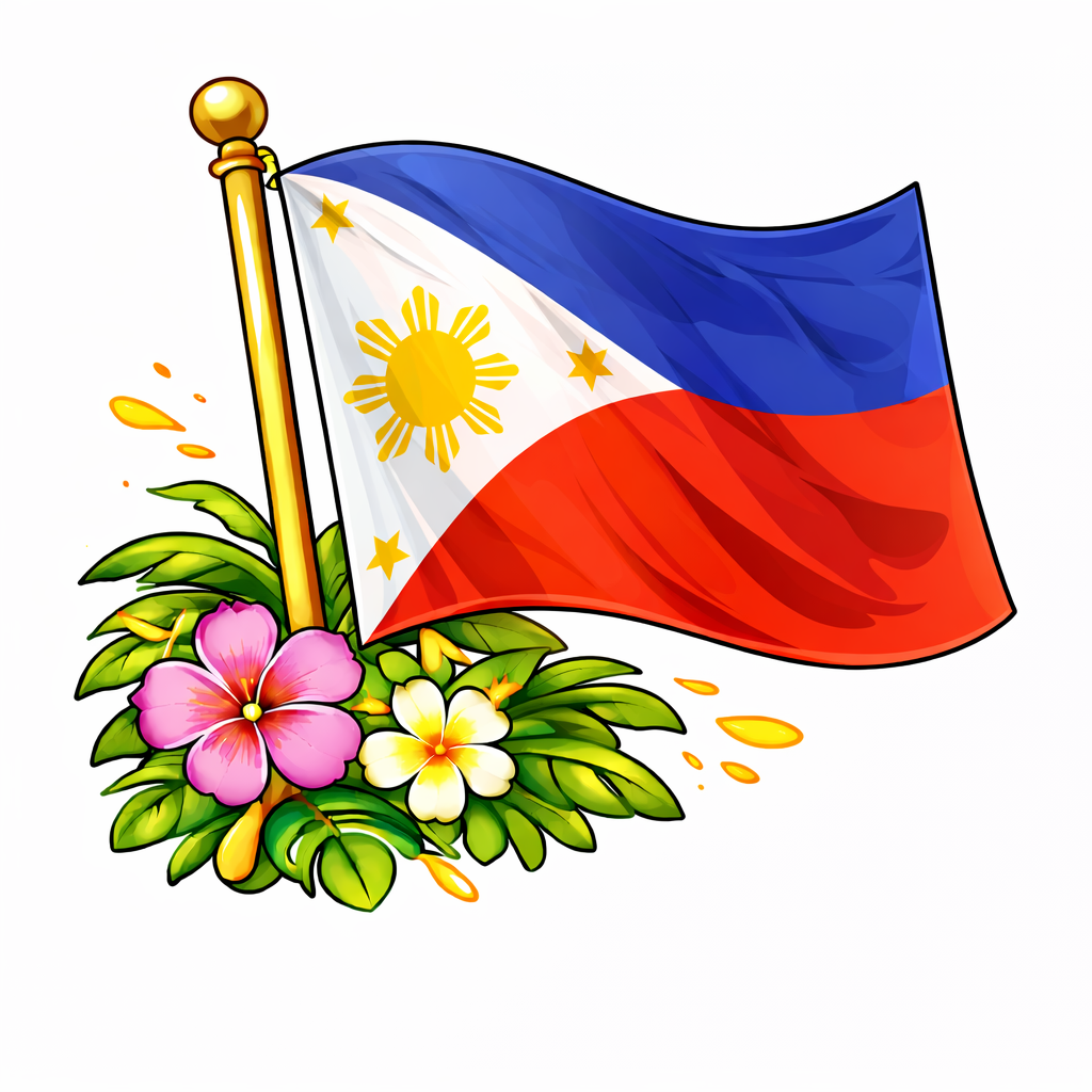 Filippinerna flagga