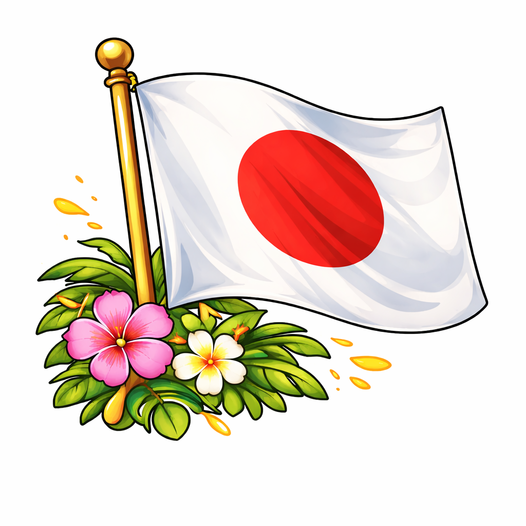 Japan flagga