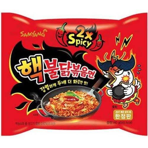 Samyang Snabbnudlar 2x Spicy (140 g)