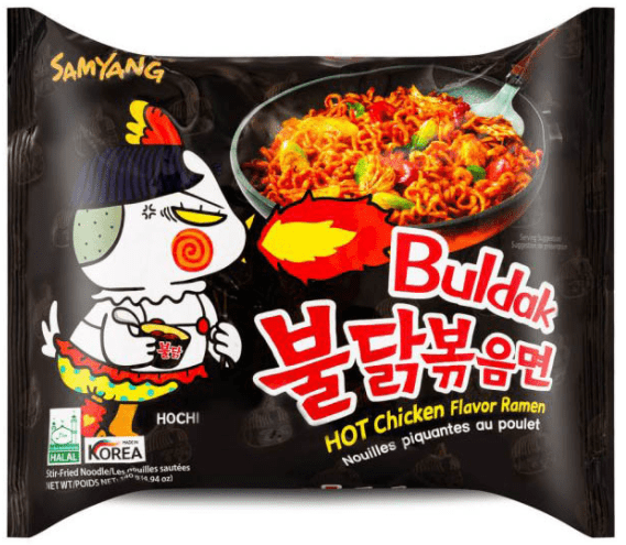 Samyang Snabbnudlar Hot Chicken Buldak 5x 140g
