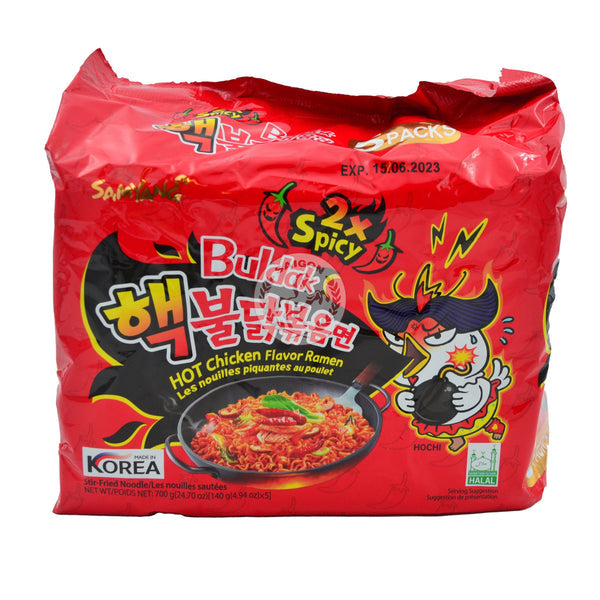Samyang Snabbnudlar 2x Spicy 8x(140g