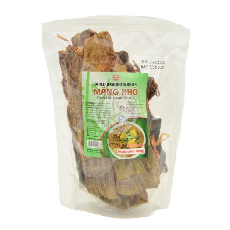 Bambu Torkade Hel 200g