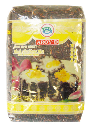 Klibbigt Ris (Svart) 1kg AD