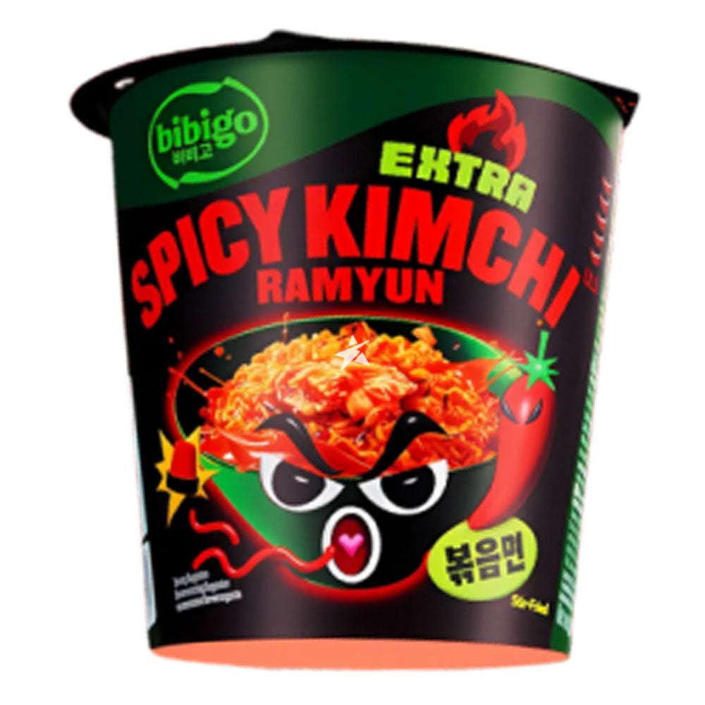 Bibigo Snabbnudlar CUP Kimchi SPICY