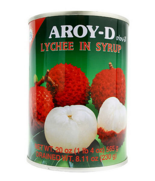 Litchi i sirap 565g AD