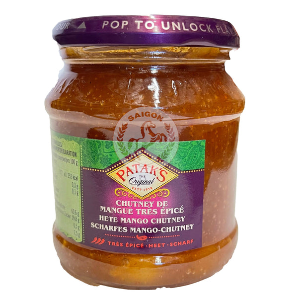 Pataks Mango Chutney Hot 340g