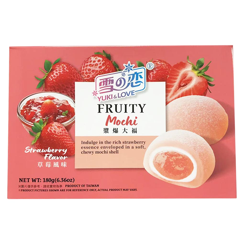 Mochi Fruity Strawberry 180g PKT