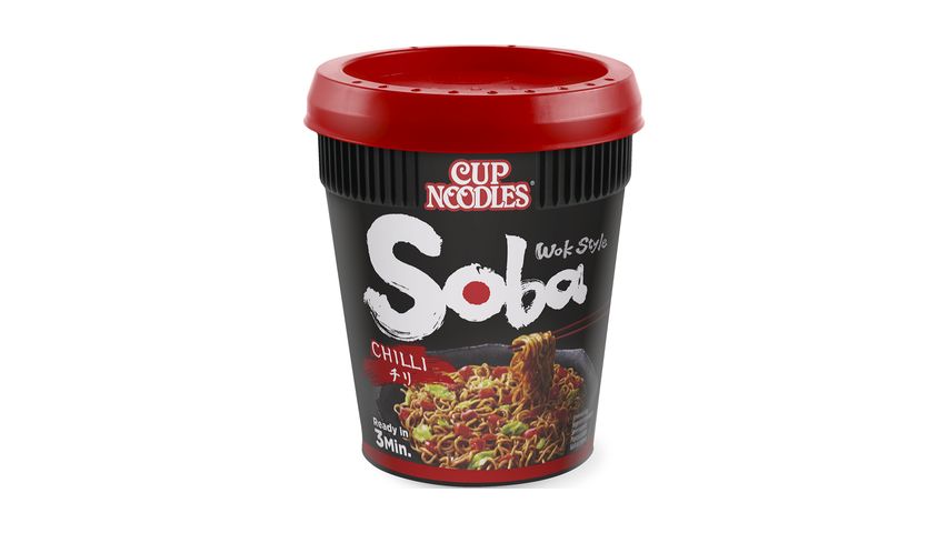 Nissin Snabbnudlar Soba Chilli CUP 90g