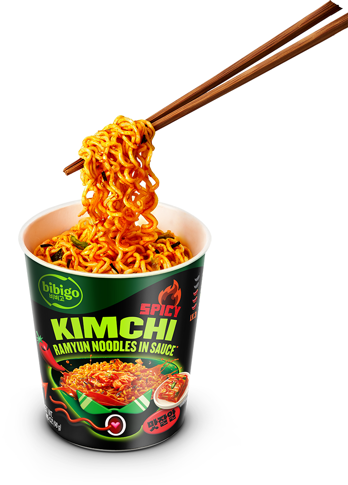 Bibigo Snabbnudlar CUP Kimchi Orginal