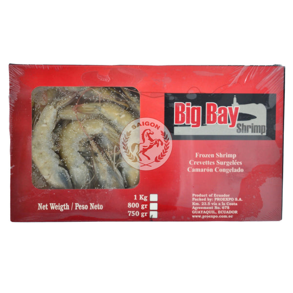 Räkor med skal & huvud 40/50 Frysta 1kg