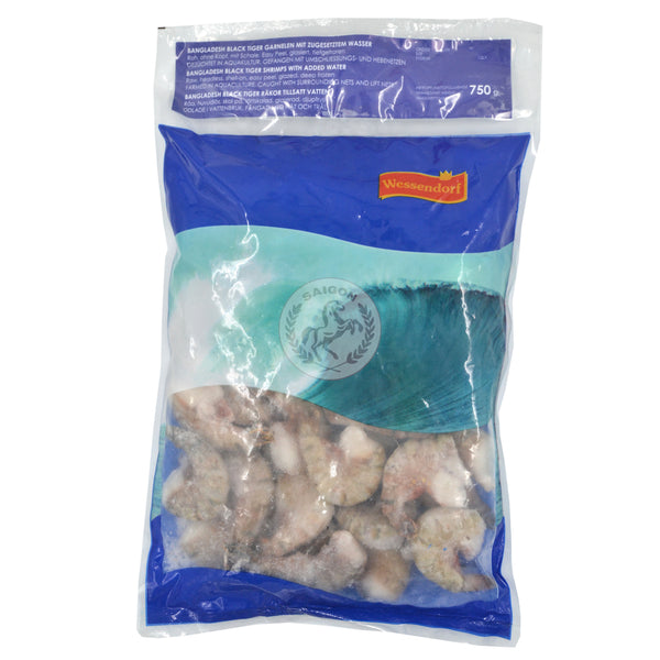 Räkor med skal 16-20 IQF Black Tiger Frysta 1kg