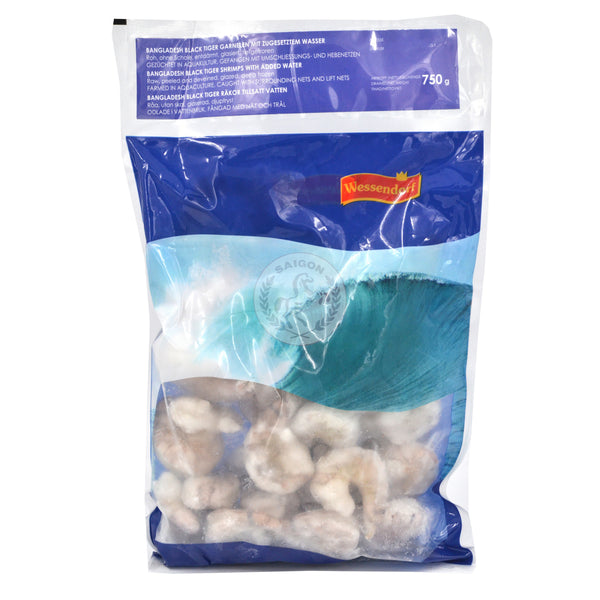 Räkor utan skal 31-40 Black Tiger IQF Frysta 1kg