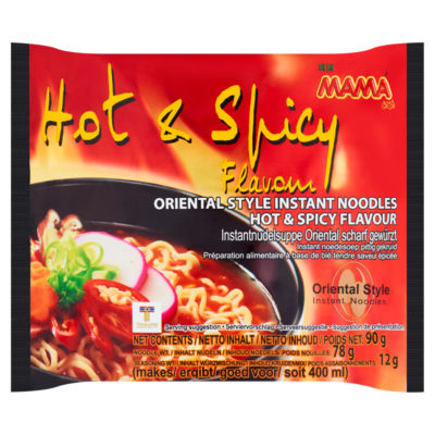 Mama Snabbnudlar Hot & Spicy (90g