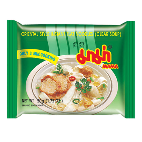 Mama Snabbnudlar Clear Soup Flat Nudlar 50g