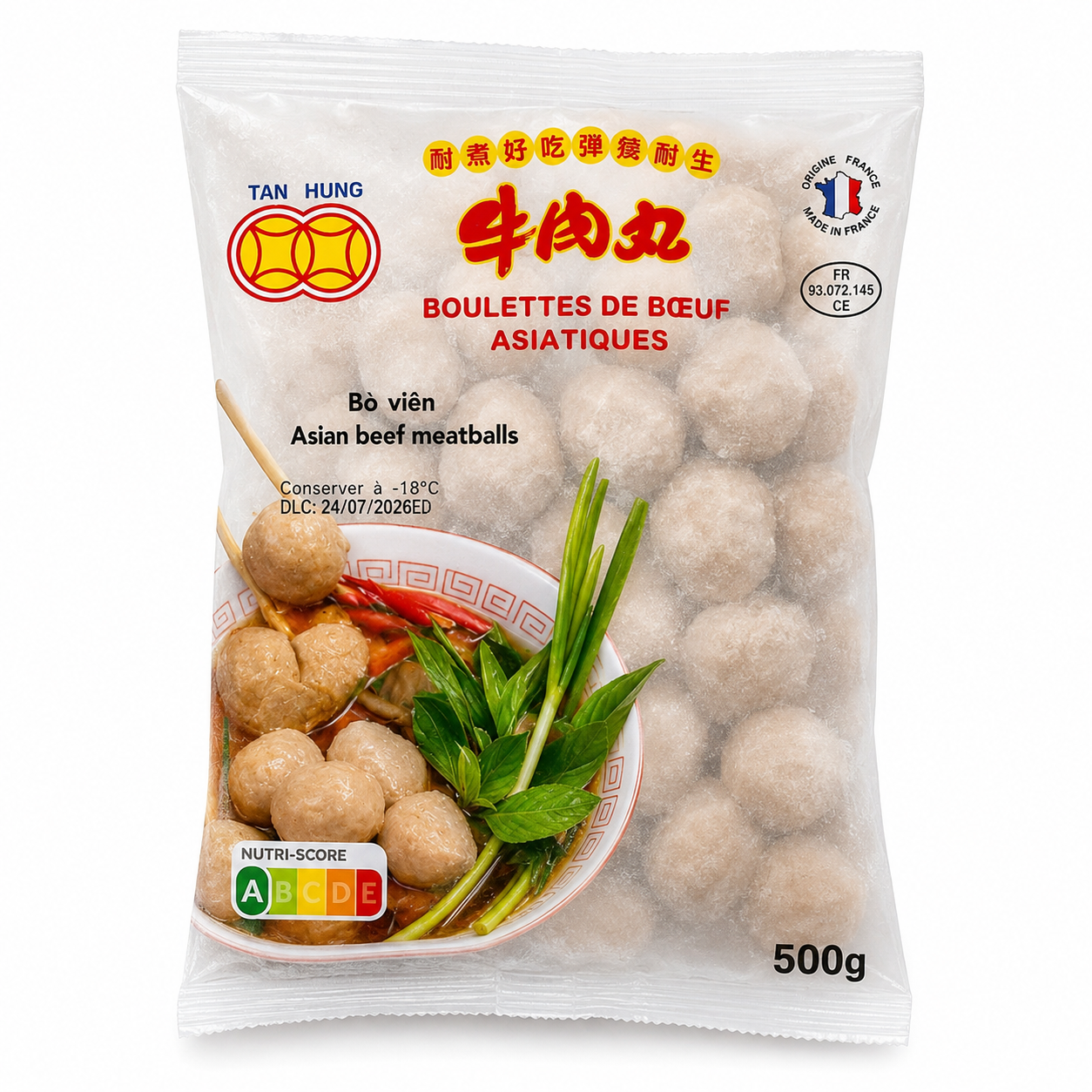 S. Khonkaen Biff köttbullar 500 g SKK