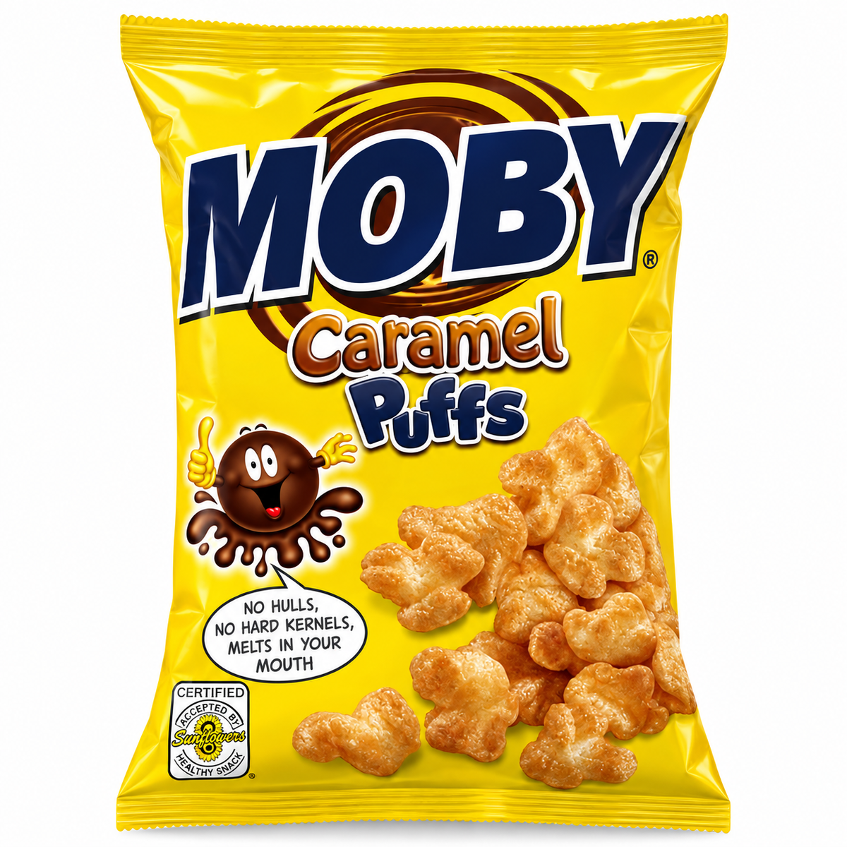 Nutri Moby Caramel Puff 60 g – Filippinsk Snack
