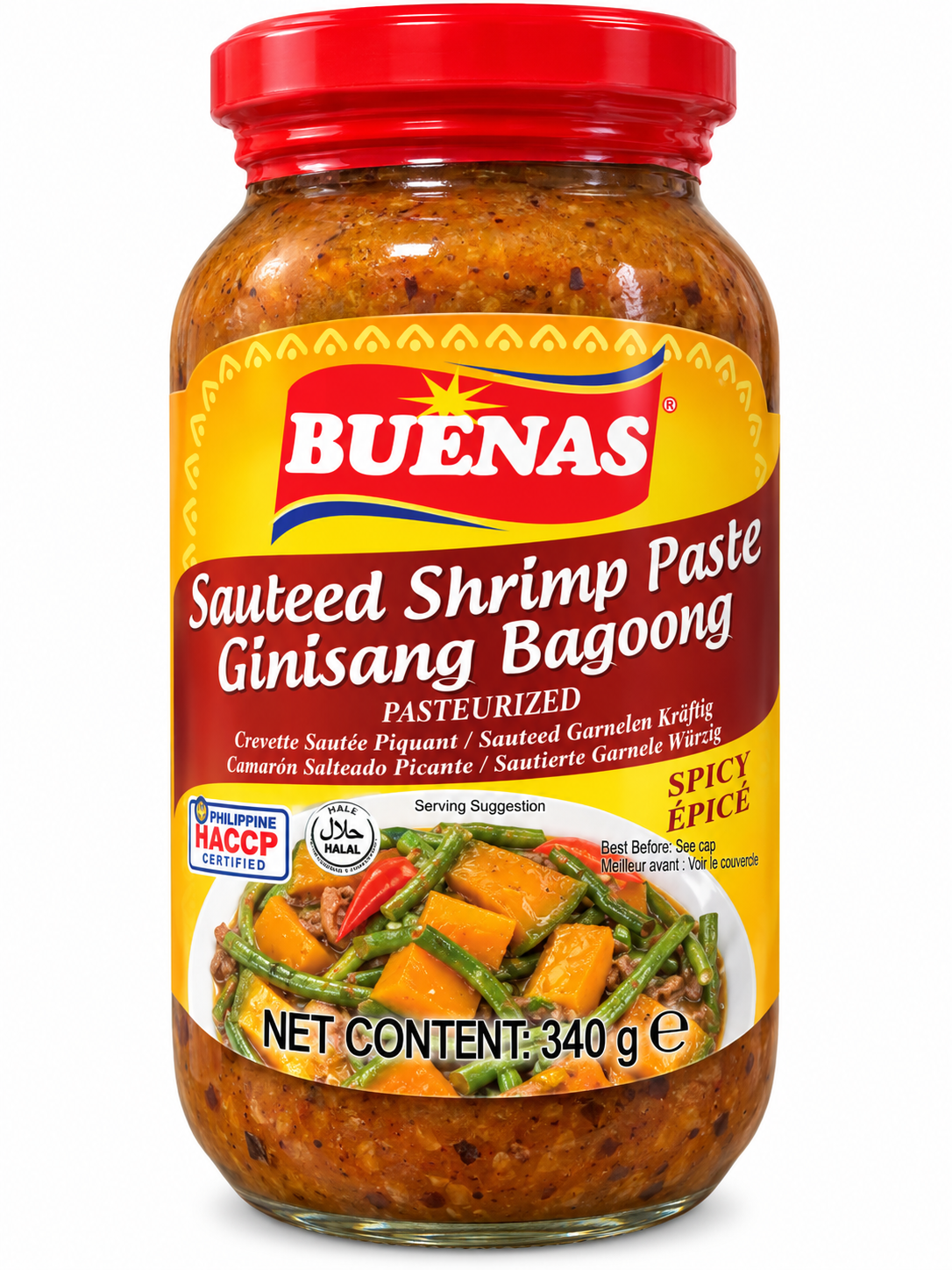 Buenas Ginisang Bagoong Spicy 340 g