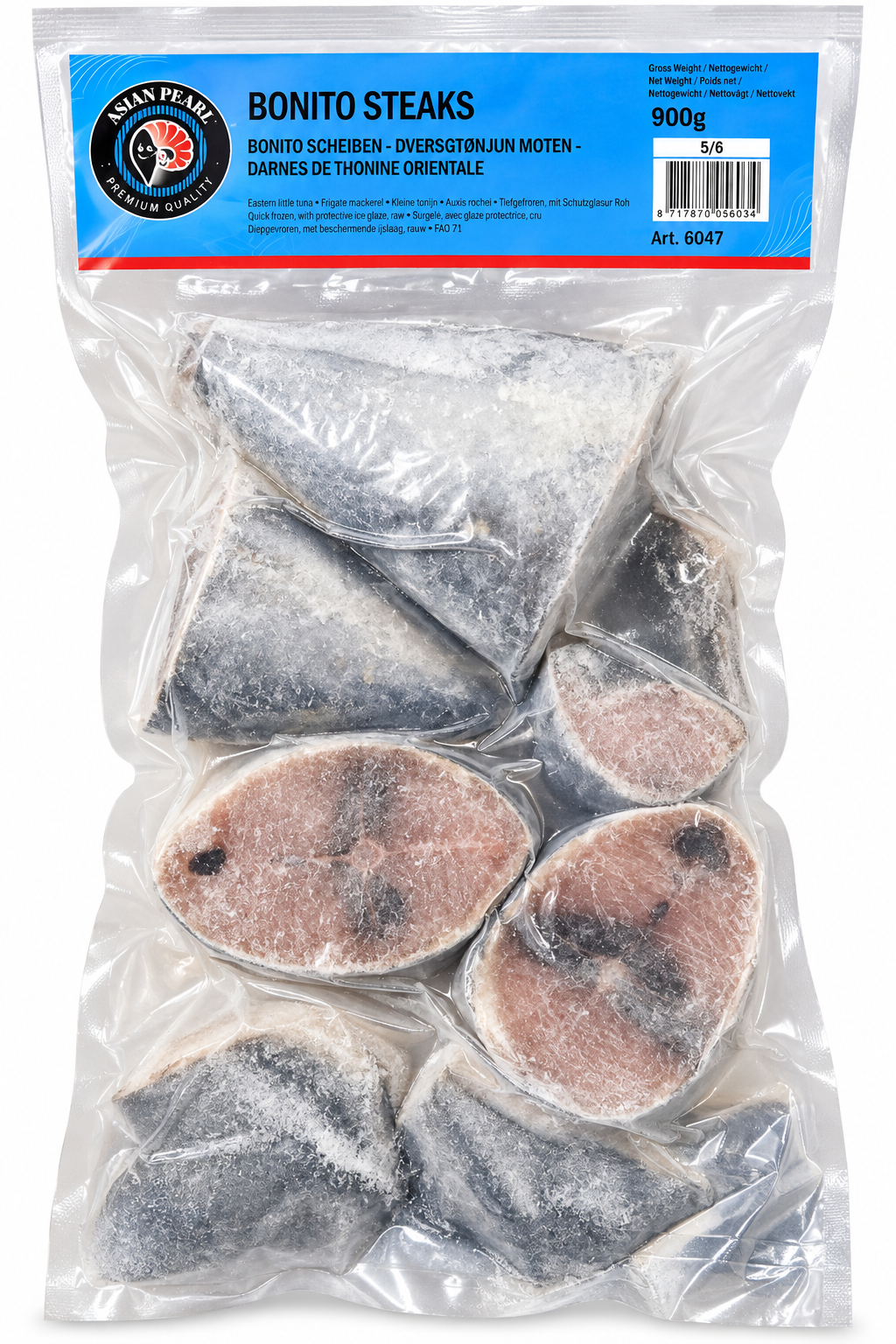 Fisk Bonito Tonfisk Ca Ngu 1 kg Skivad Fryst 1 kg