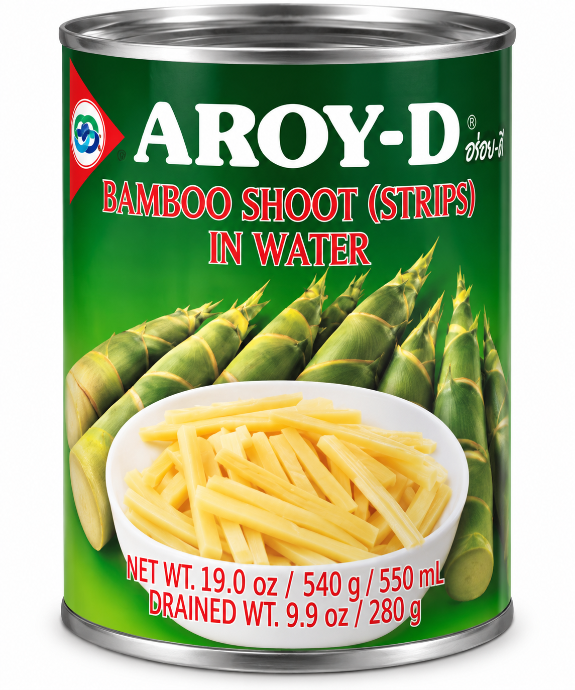 Aroy-D Bambuskott Strimlad 540 g