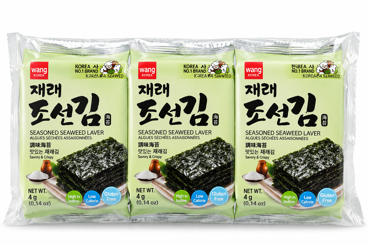 Wang Sjögräs Snacks 4 g 3 pack