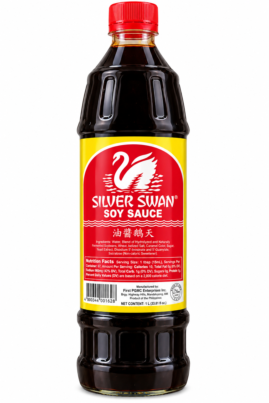 Sojasås Silver Swan 1 L