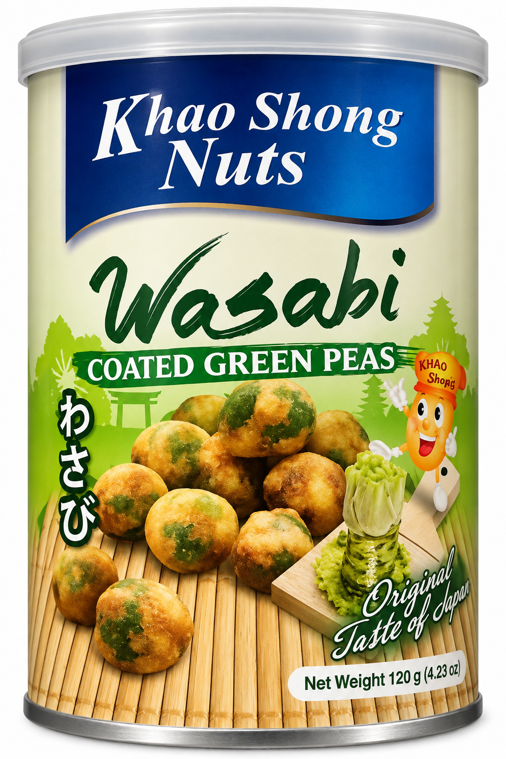 Wasabiärtor Khao Shong 120 g