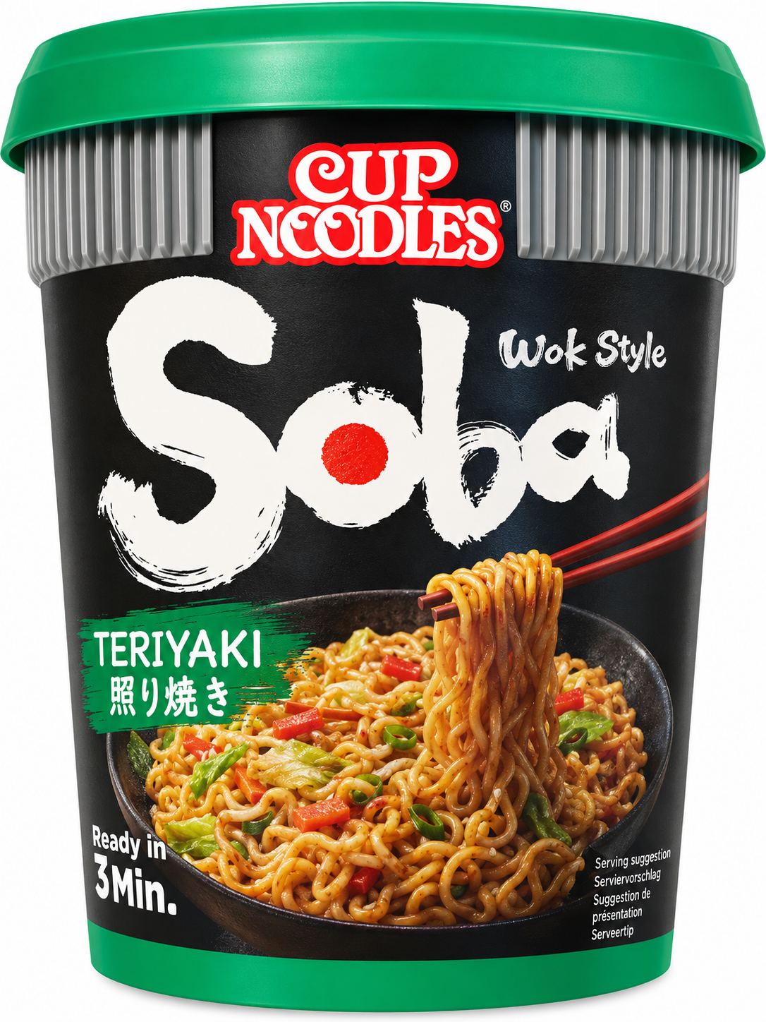 Nissin Snabbnudlar Soba Teriyaki (90 g)