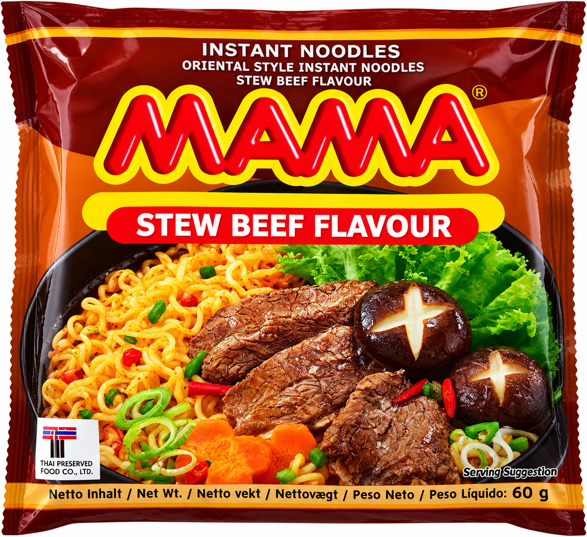 Mama Snabbnudlar Stew Biffsmak 60 g