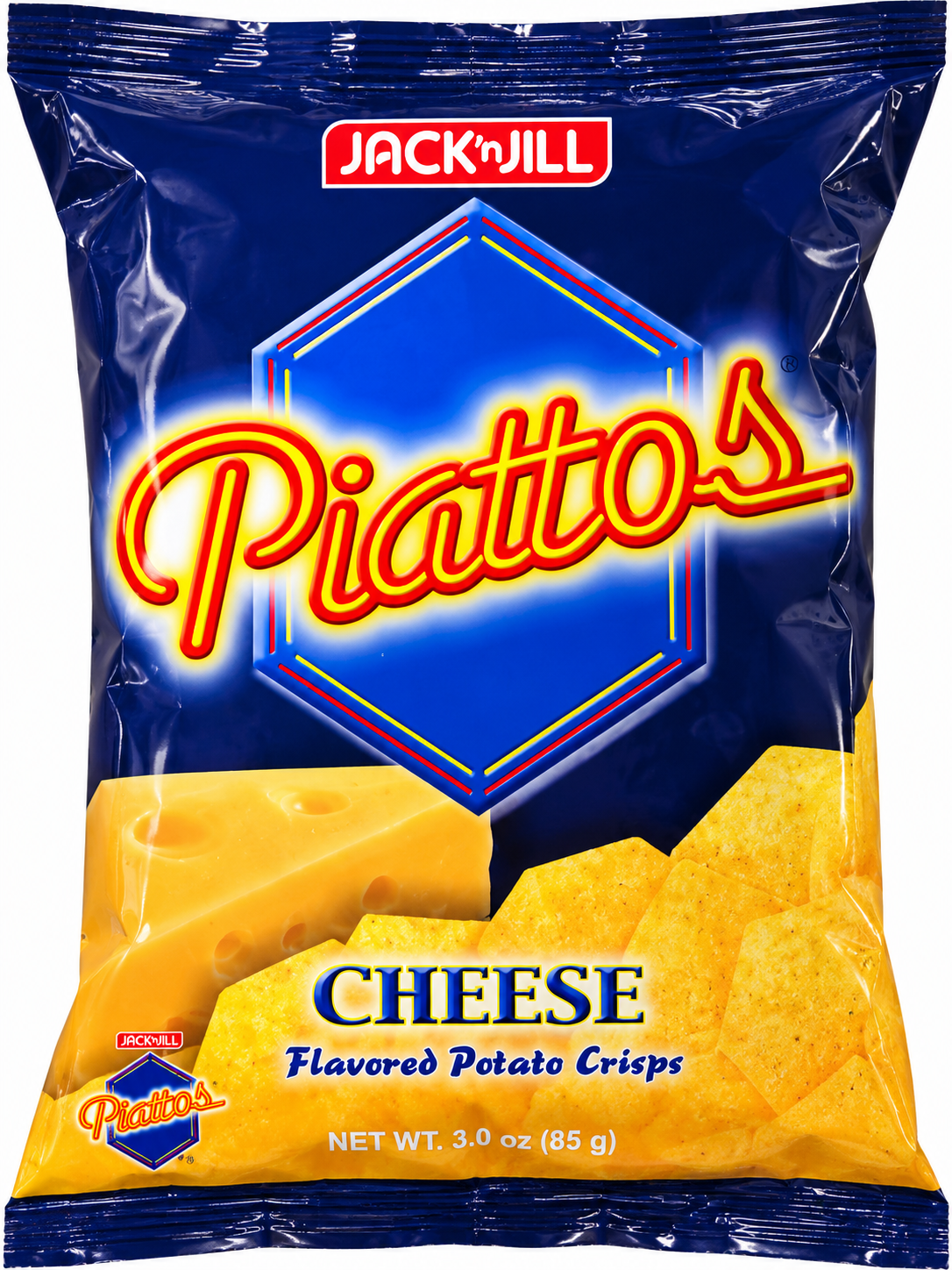 Jack & Jill Piattos Cheese 85 g – Filippinsk Snack