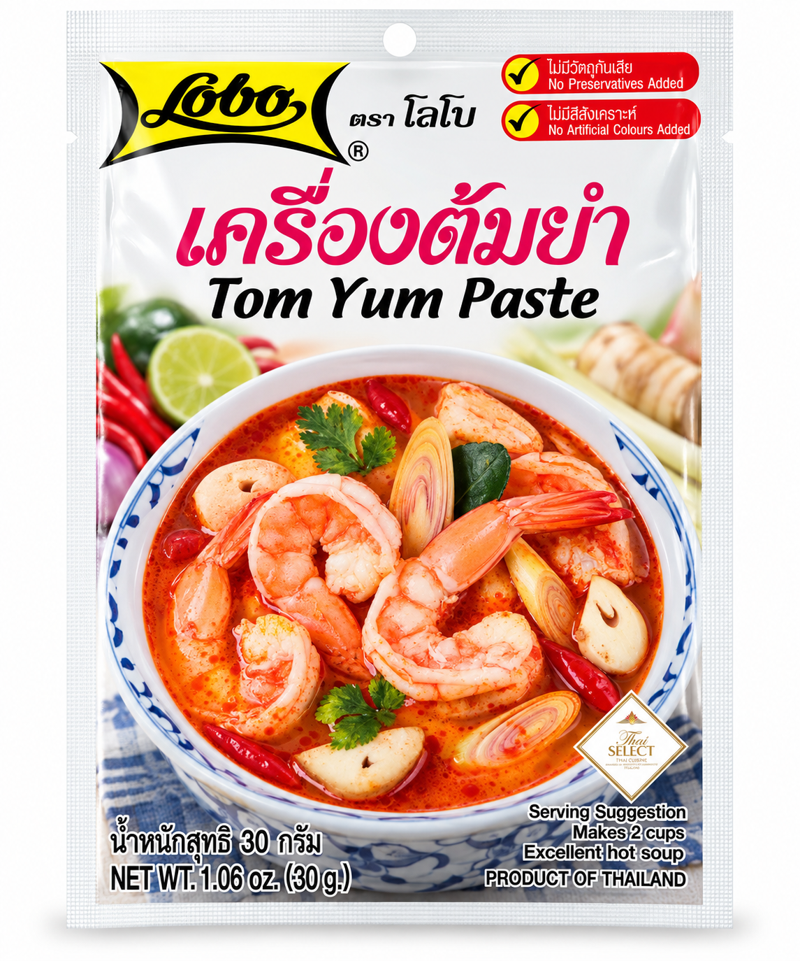 Lobo Tom Yum-pasta 30 g
