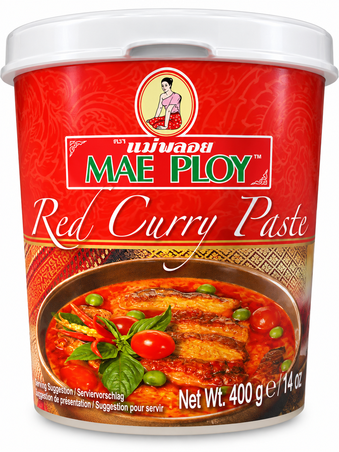 Maeploy Currypasta Röd 400 g