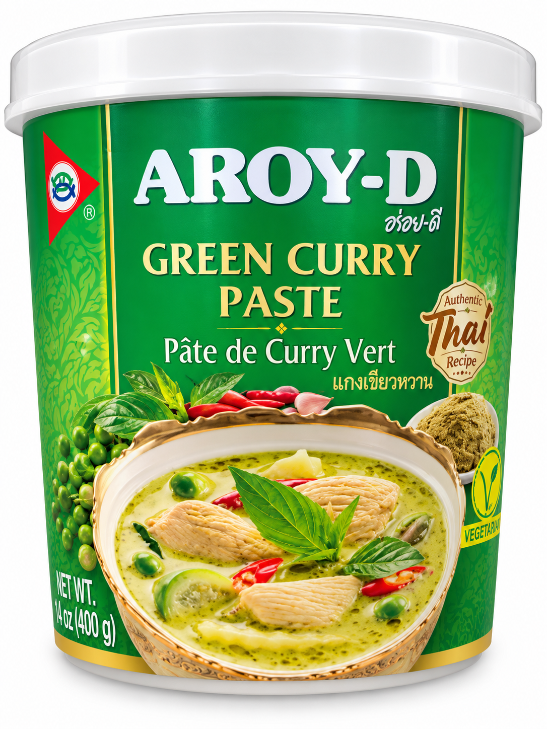 Aroy-D Currypasta Grön 400 g