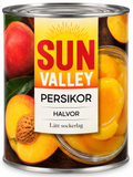 Persikohalvor 2650 gram