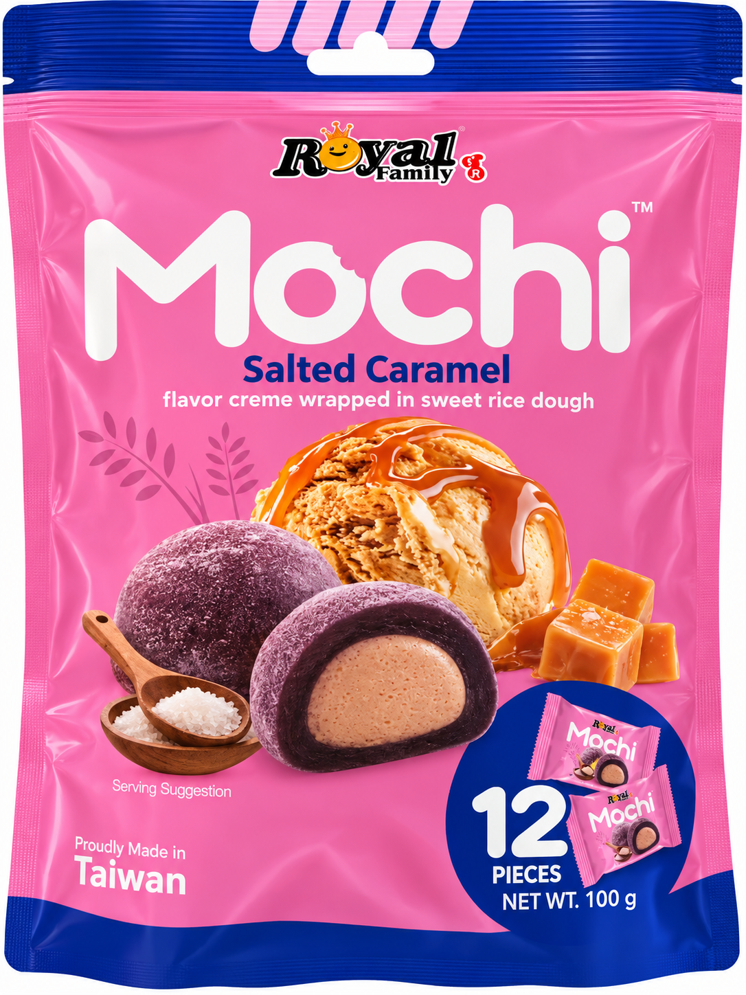 Royal Family Mochi Salt Karamell 180 g