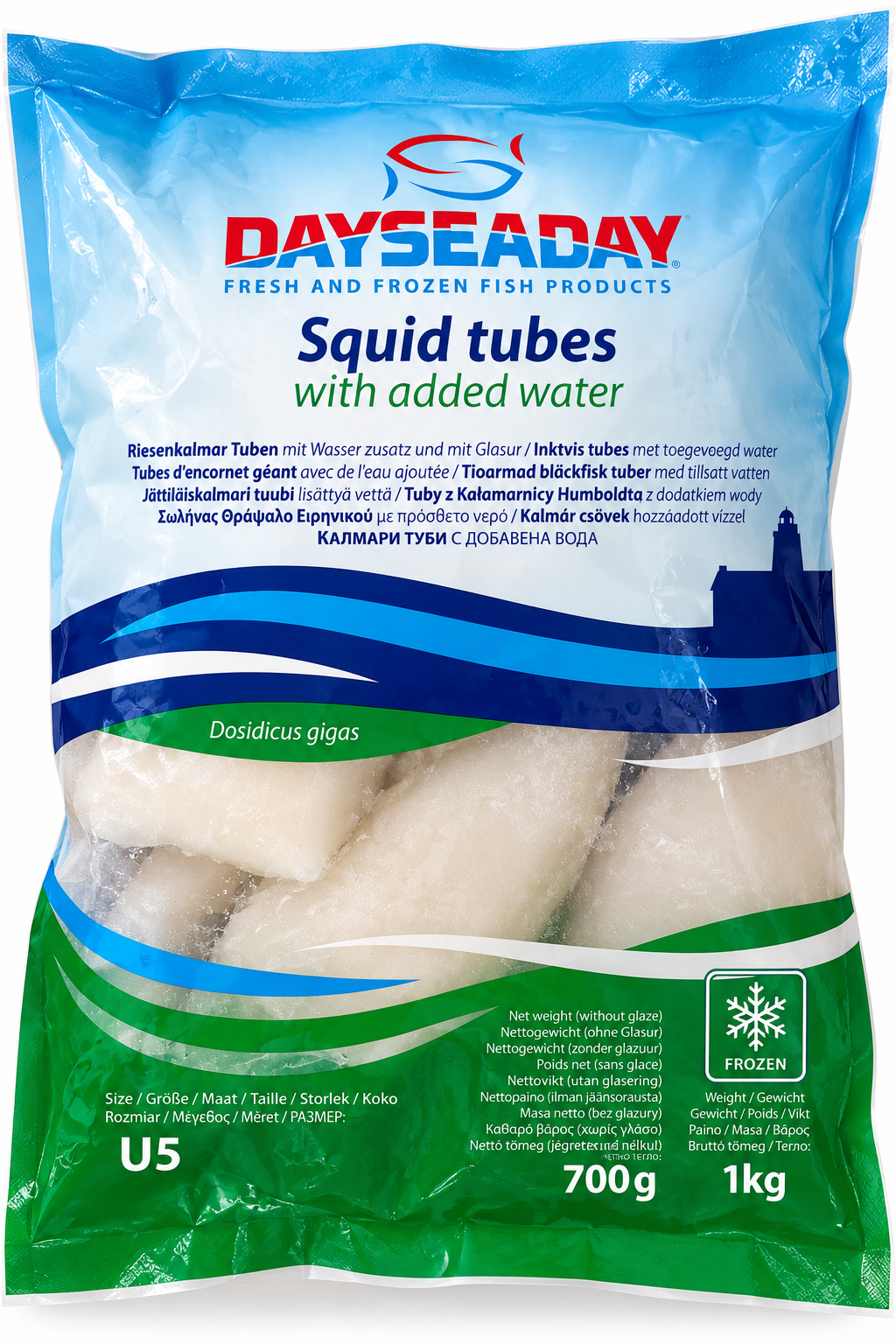 SPS Bläckfisk i Tub U5 Gigas – Gross Pack 5 × 1 kg