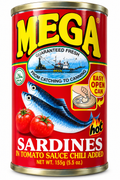 Mega Sardines Tomato med Chili 155 g