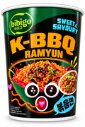 Bibigo Snabbnudlar Cup K-BBQ Orange