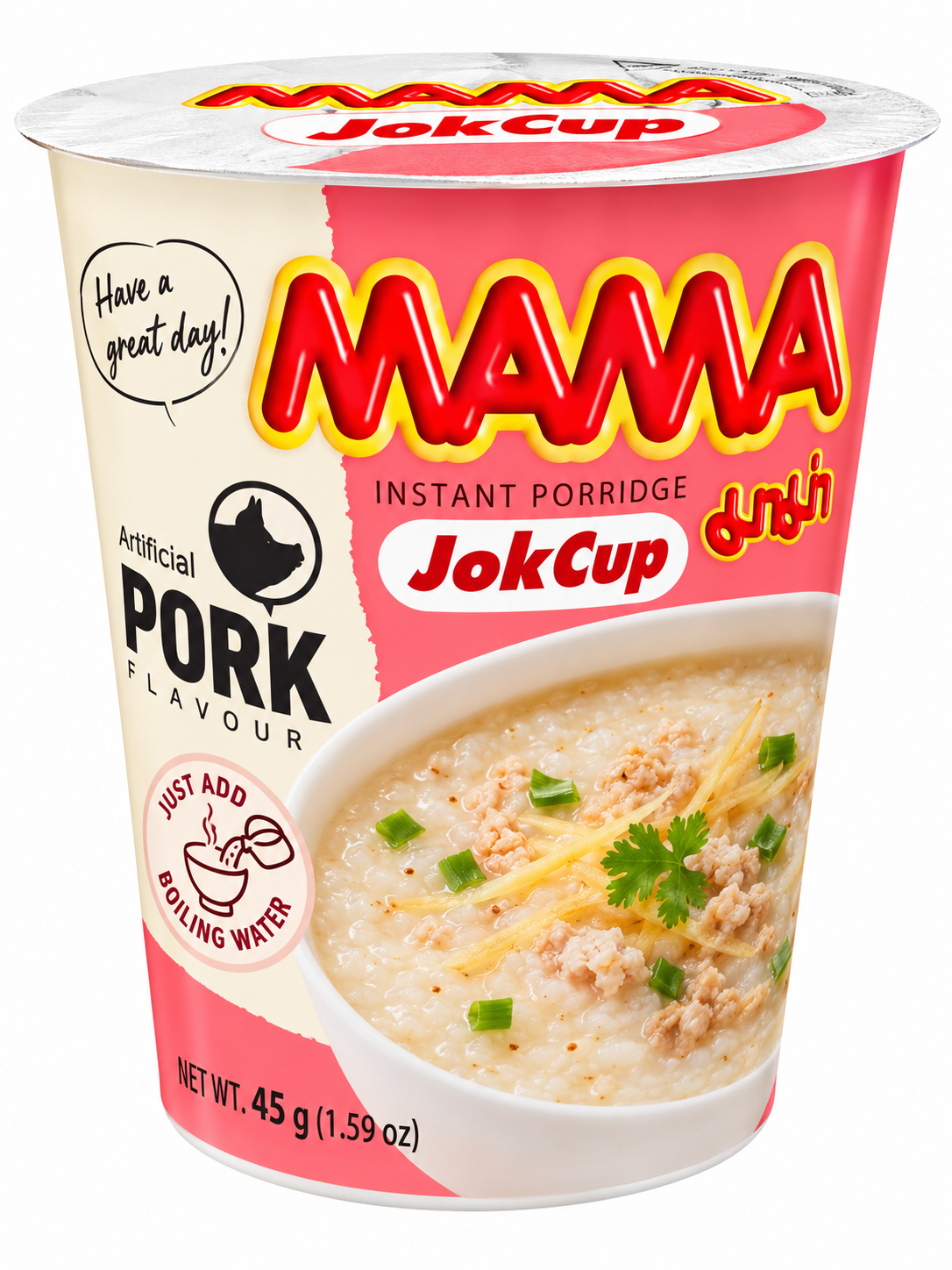 Mama Jok Cup Pork SET 45 g CUP – Thailändska Snabbnudlar