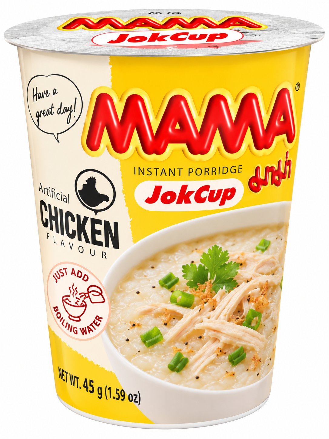 Mama Jok Cup Chicken 45 g CUP – Thailändska Snabbnudlar
