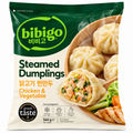 Bibigo Ångkokta Dumplings Chicken & Vegetable Fryst 560 g
