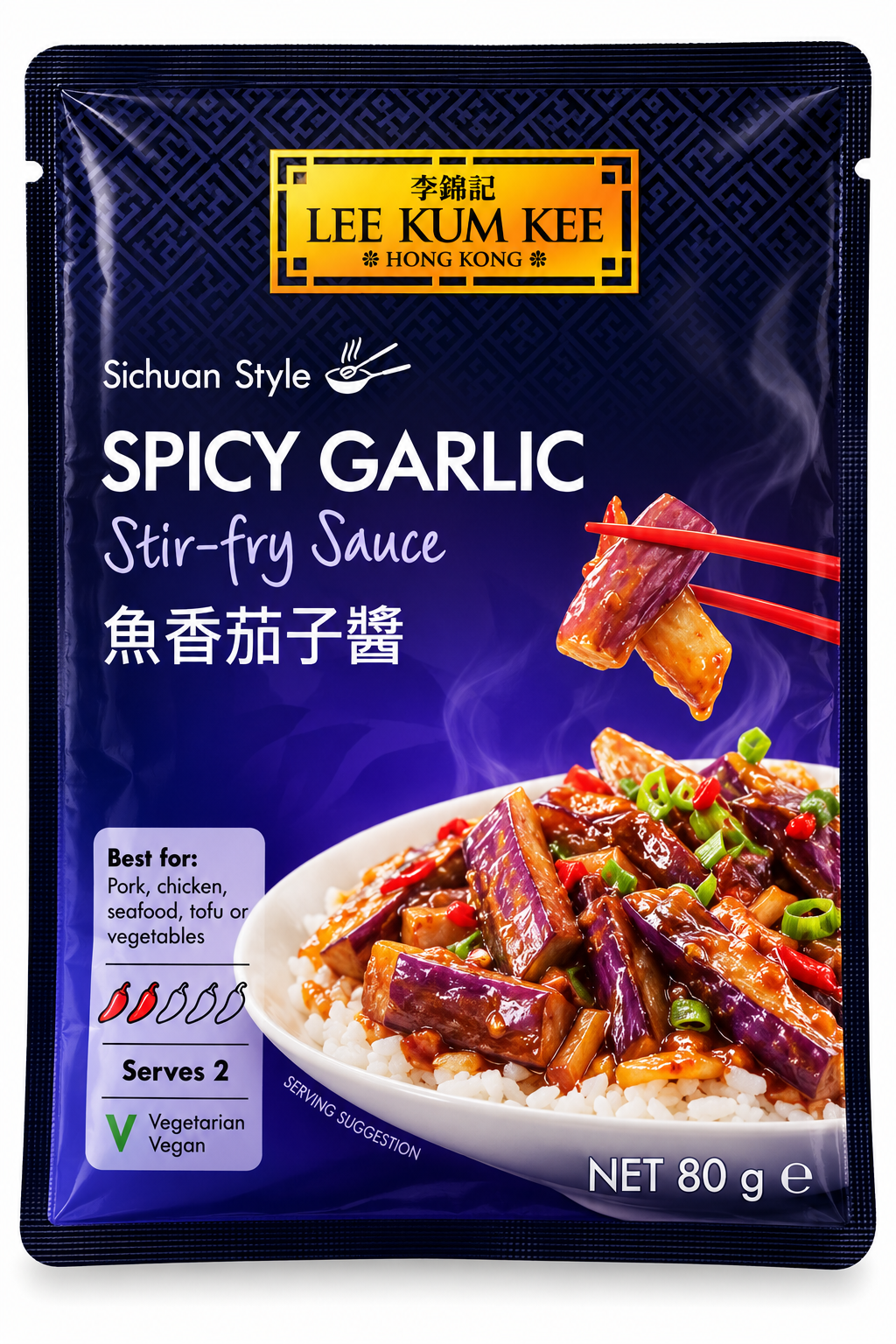 Lee Kum Kee Stark Vitlök Stir-Fry-sås 80 g