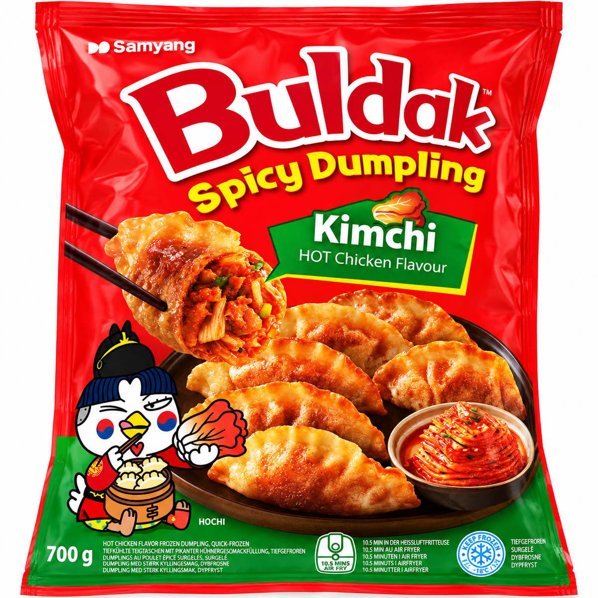 Samyang Buldak Gyoza Kimchi – Gross Pack 10 × 700 g