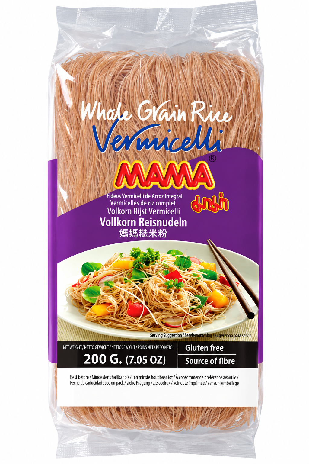 Risvermicelli Fullkorn 200 g Mama