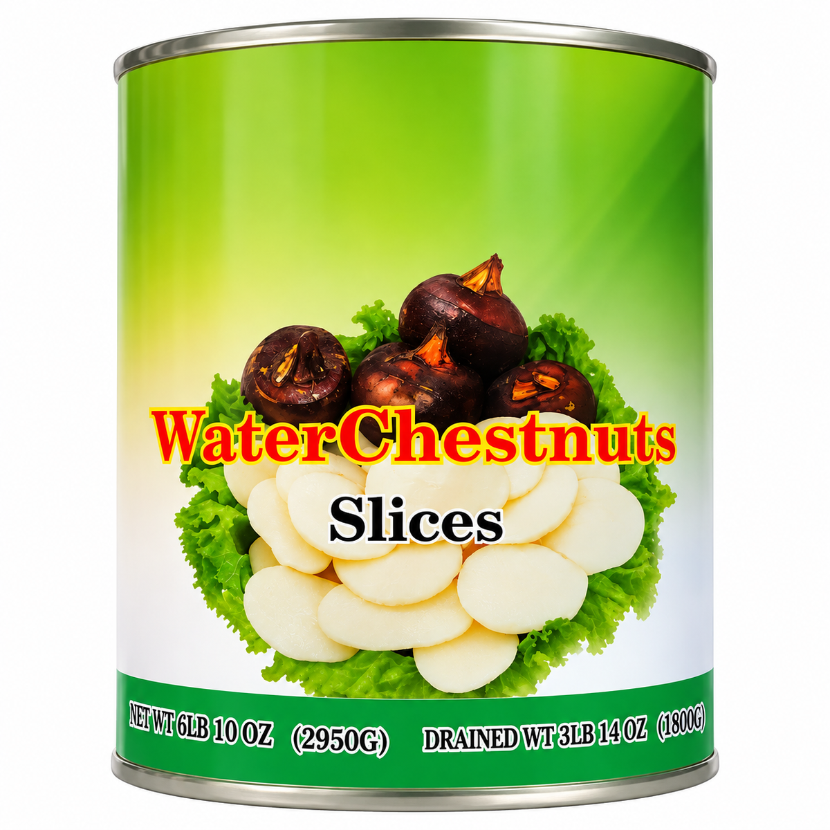 Vattenkastanjer Skivor A10 2950 g
