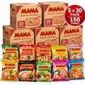 MAMA Snabbnudlar Blandade Smaker – Gross Pack 5 × 30-pack