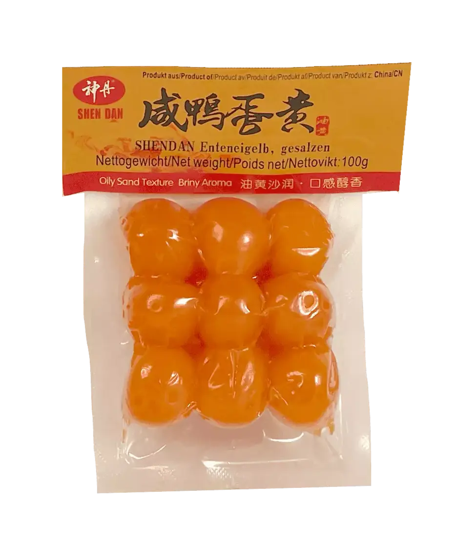 Ankägg saltad äggula (yolk) Fryst 100g