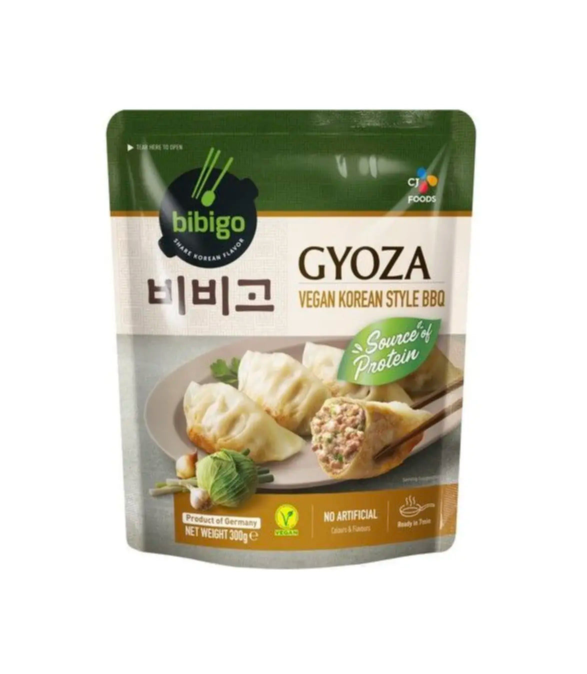 Bibigo Gyoza Vegan Korean Style BBQ Frysta 300g