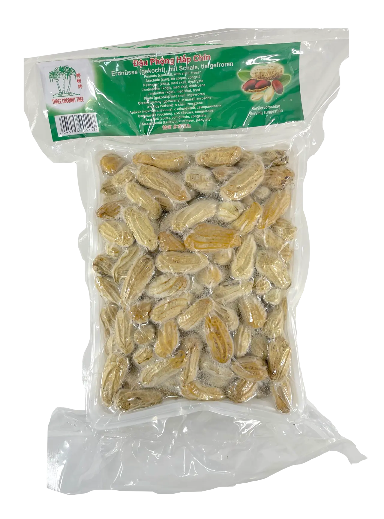 Kokta Jordnötter Frysta 500g