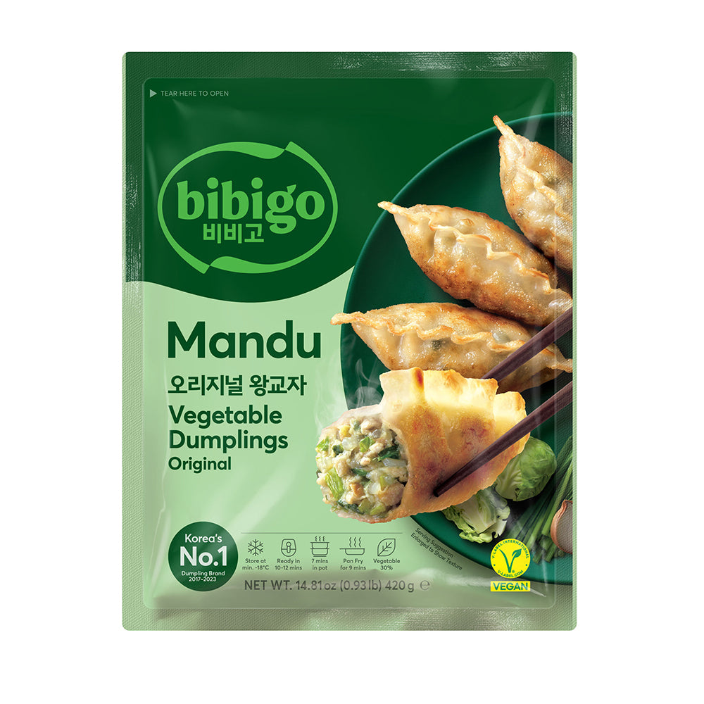 Bibigo Mandu Chive & Vegetable Frysta 350g