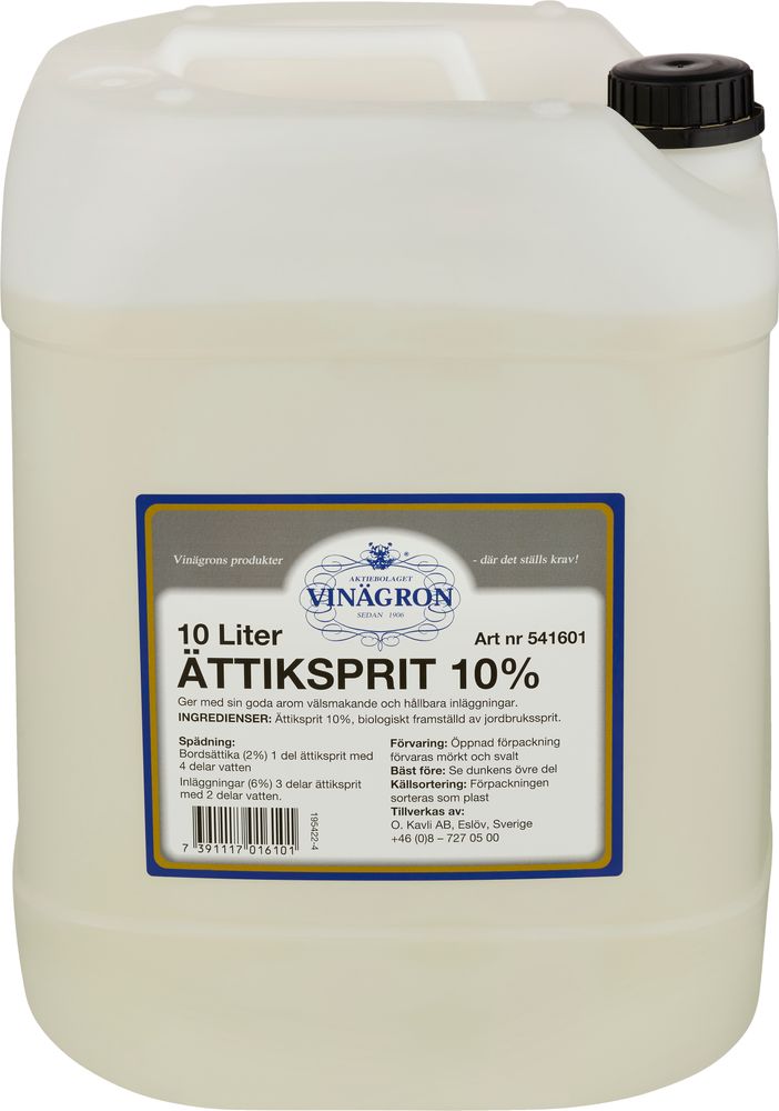 Ättiksprit 10% 10L
